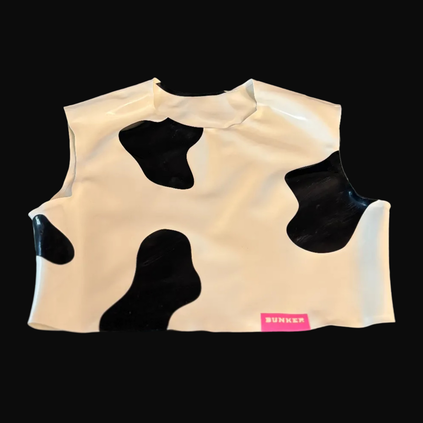 Cow Print Crop Top