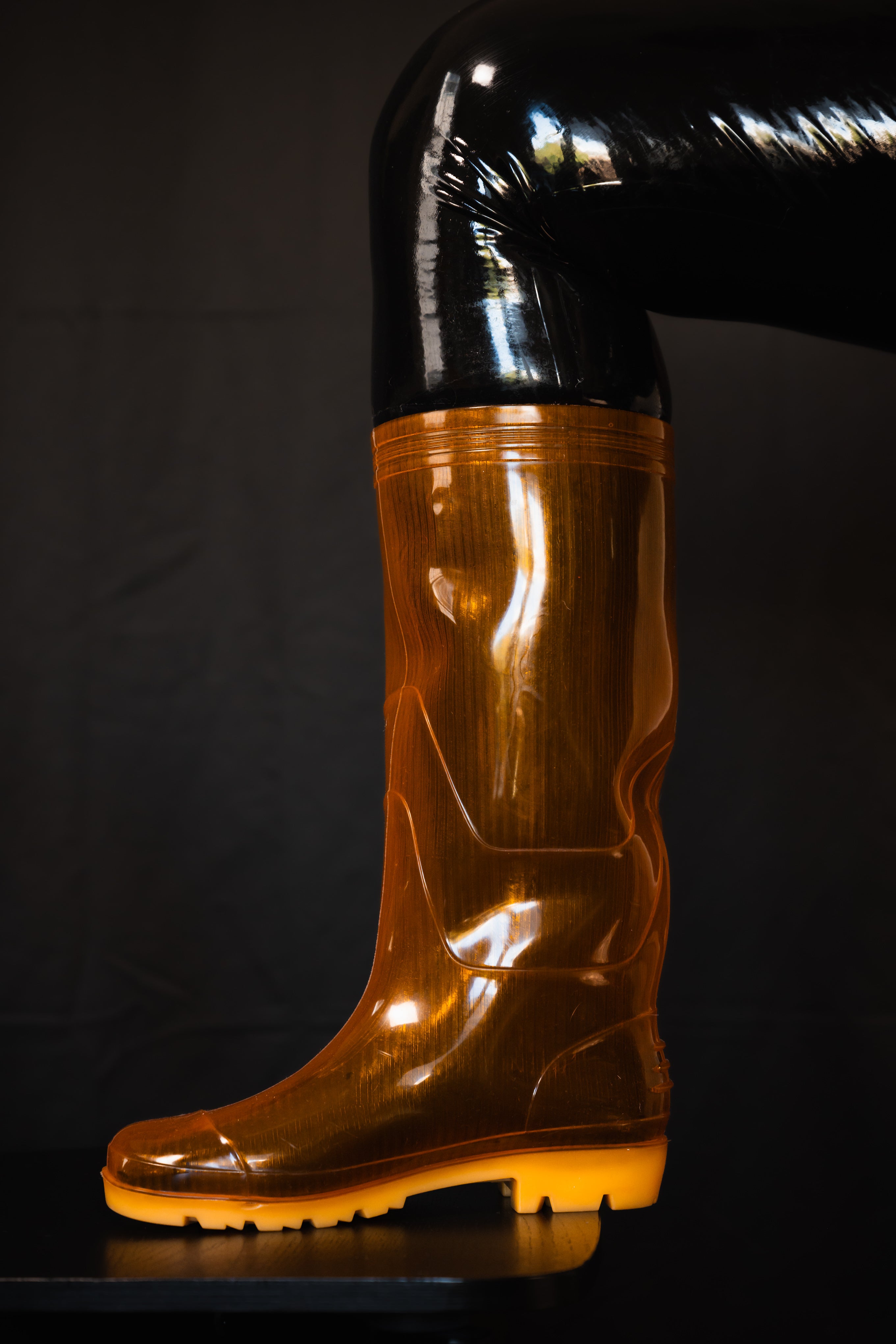 Transparent boot – Bunker Gear Precision Latex