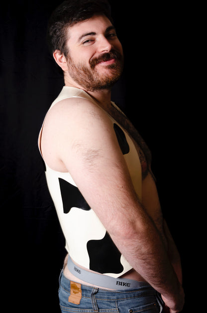 Cow Print Bar Vest