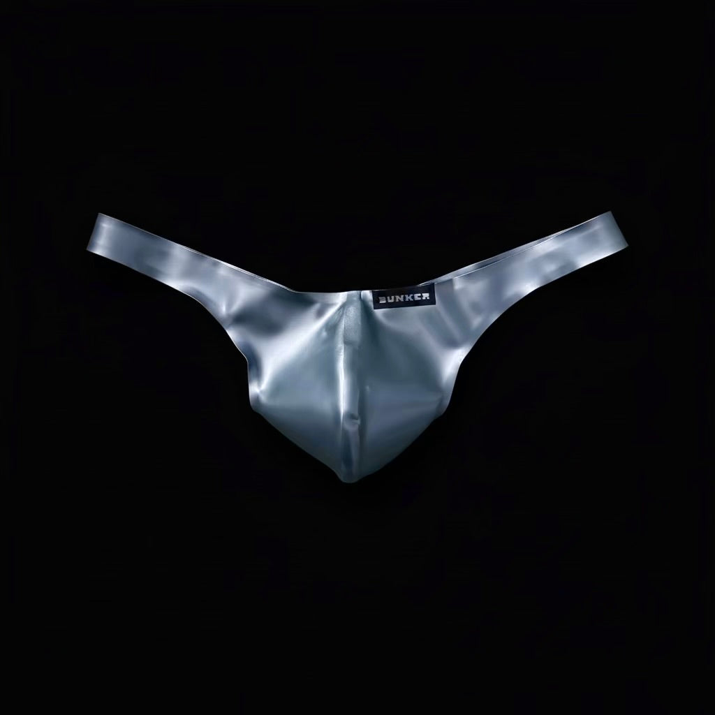 Premium Metallic Blue Thong