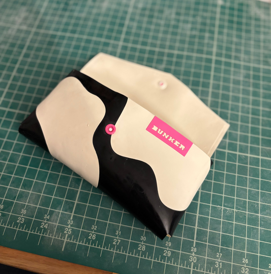 Reverse Cowprint Crossbody Bag