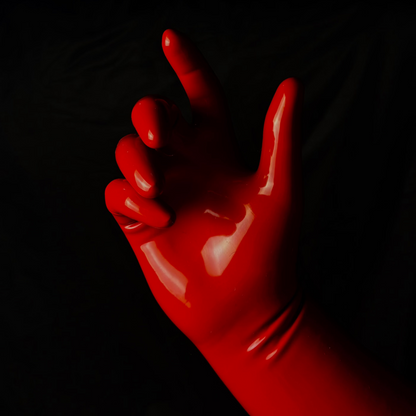 Red Latex Glove