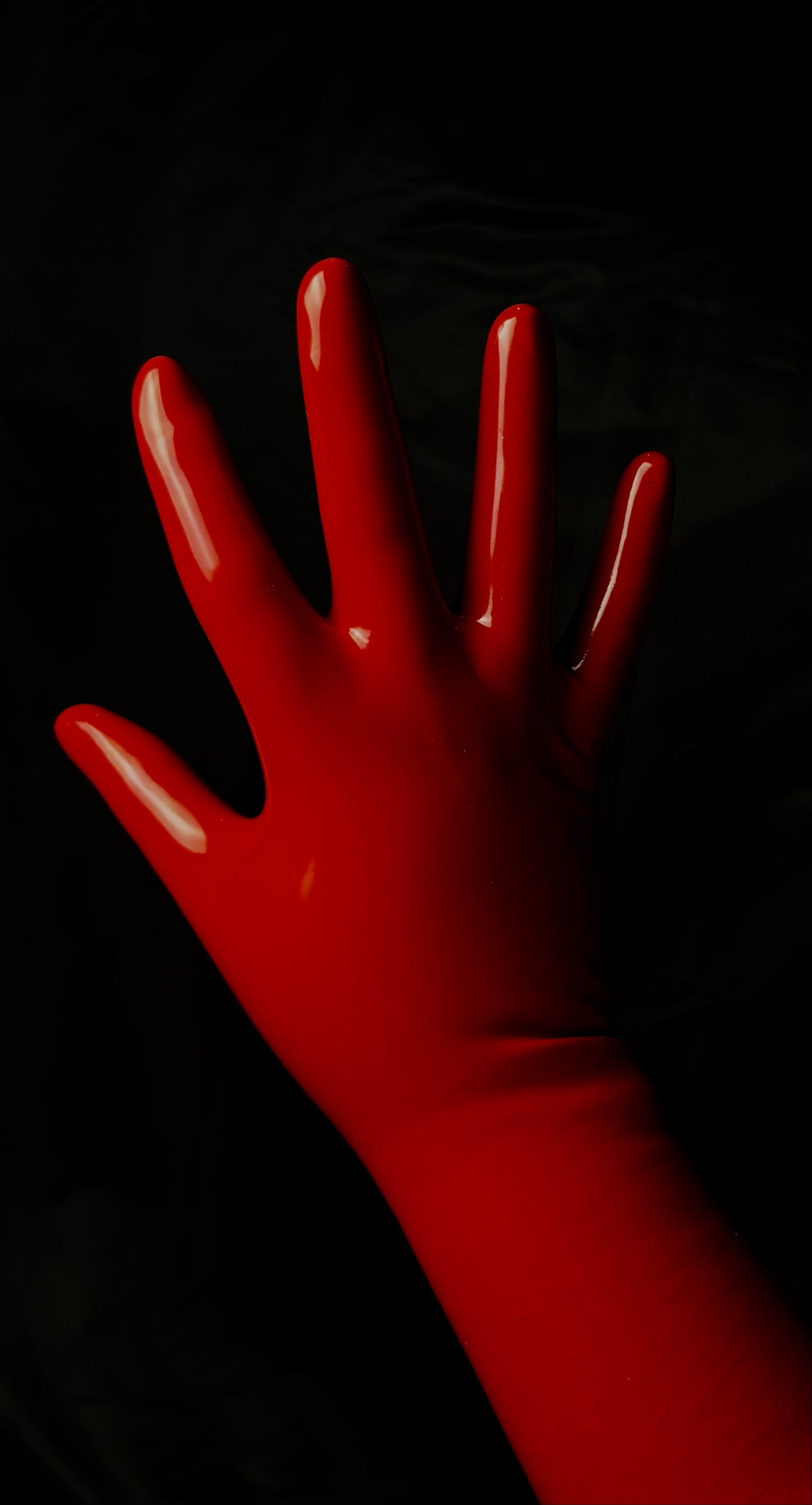 Red Latex Glove